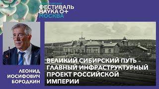 Л.И.Бородкин "Великий Сибирский путь – главный инфраструктурный проект Российской империи"