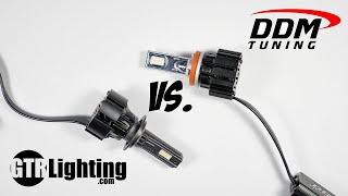 DDM Tuning Saber Pro 50W V1 LED Kit vs. GTR Lighting Ultra 2.0 --  Why pay more for the same light?