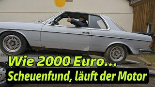 Mercedes W123 Coupe. Scheuenfund oder Geldgrab.