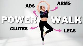 50 MIN POWER WALK for WEIGHT LOSSALL STANDINGKNEE FRIENDLYFULL BODY BURN