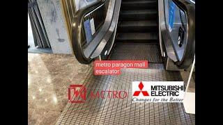 Paragon shopping center , metro , mitubitshi escalator