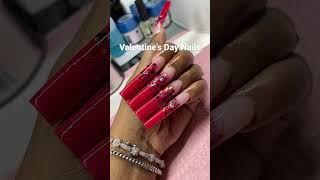  How To Do Nail art, Acrylic nails Valentine’s Day Nailzzz #101