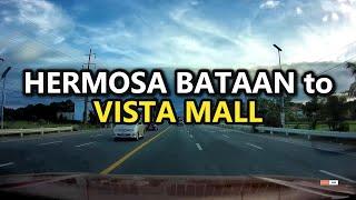 Road Trip from Hermosa Bataan to Vista Mall | via Roman Superhighway | Cloudy Afternoon Driving Tour