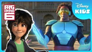  Baymax's Fun Mask Adventure! | Big Hero 6 | Disney Kids