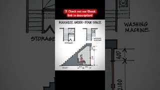 Genius Under-Stair Ideas You’ll Love! #shorts #civilengineering065 #viral