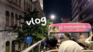 ENG) Malaysia vlog - Taking KL City Tour Bus & Trying Ramos Gin Fizz