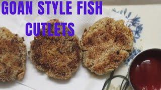 Fish cutlet recipe /Goan Mackerel cutlets 