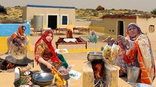 Desert Women Morning Routine in Autumn | Cooking Unique & Delicious food | Village Life Pakistan