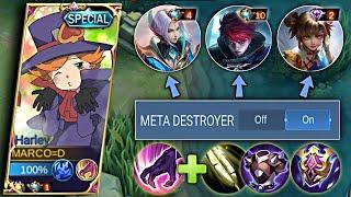 HARLEY VS TOP META HERO IN HIGHT RANK 