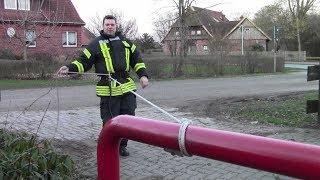 Selbstretten bei der Feuerwehr - Mastwurf, Halbmastwurf und Technik