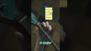 D Major Chord  #guitarlesson #guitarchords