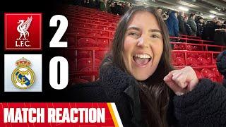 THE REDS ARE SIMPLY SENSATIONAL! | Liverpool 2-0 Real Madrid | Chloe’s Match Reaction