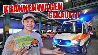 KRANKENWAGEN GEKAUFT  - ROOMTOUR DURCH EINEN DRK KTW  | ItsMarvin