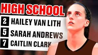 What Happened To Every Player Ranked Above Caitlin Clark In High School?