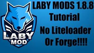Tutorial l Laby Mods 1.8.8 For Free No Forge or Liteloader!