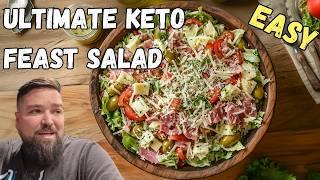 This is the BEST Salad as a meal I have ever had!  Ultimate Keto Feast Salad