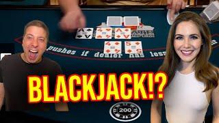 CRAZY BLACKJACK CASINO ACTION! FEBRUARY 25th 2025