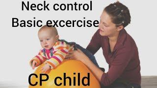 Neck control Excercise for CP child# delayed milestone # Dr Ana physiotherapist