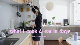 Homebody Diaries | What I Eat & Cook in 48 HOURS‍, Simple & Healthy Cook at Home, Recent Pickups