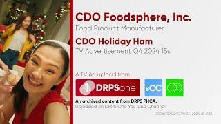 CDO Holiday Ham TV Ad Q4 2024 15s (Philippines) [BCC/ST]