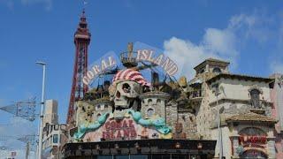 Coral Island Blackpool including FULL pov of the rides July 2024