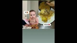 biryani lovers #baby cute reactions