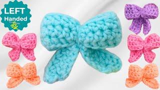 Discover How To Make Cute And Fast Left Handed Crochet Bows