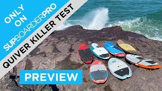 HIGHLIGHT REEL!!! Quiver Killer SUP Surf Test 2023 / SUPBOARDER PRO HEAD TO HEAD Test