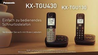 Schnurlos Telefone der KX-TGU Serie | Panasonic Produktvorstellung