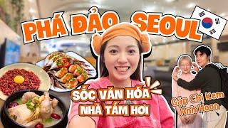 Phá đảo Seoul: cú sốc văn hoá khi đi nhà tắm hơi bên Hàn, gặp chị Kem anh Hoon tại Suwon