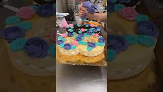 Cake decorating level 80/100 PART 2  #cake #shorts #cakedecorating