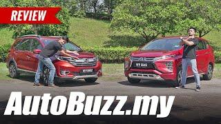 Mitsubishi Xpander vs Honda BR-V 7-seater SUV comparison review - AutoBuzz.my