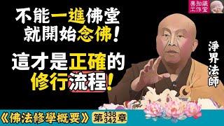 你念佛為什麼沒感應？因為第一步就做錯了！ | 止觀 | 般若波羅蜜 | 六度 | 淨界法師 | 佛法修學概要 338~342