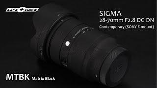 LIFE+GUARD SIGMA 28-70mm F2.8 DG DN Contemporary MTBK Camera Skin