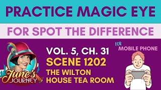Magic Eye Practice (Mobile Phone) June’s Journey Scene 1202 |  Spot the Difference Replay