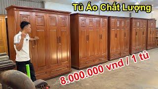 Tủ Áo gỗ Xoan Đào Đẹp và Chất Lượng - Gía Tốt Tại Xưởng .