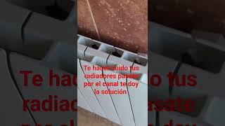 Radiadores hacen ruido ¿ que hago?#shortvideo #radiadores #calefaccion #servitecnico#caldera