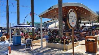 4K Bayside Market ( New Pier 5 Section ) Spring City Walking Tour , Downtown Miami FL , April 2024