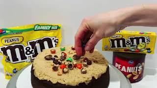 Peanut M&Ms Drip Cake