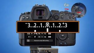 Canon EOS R6 Exposure Bracketing Setup Tutorial