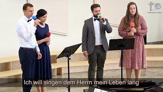 Ich will singen dem Herrn mein Leben lang