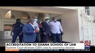 Accreditation to Ghana School of Law - Joy News Today (28-7-20)