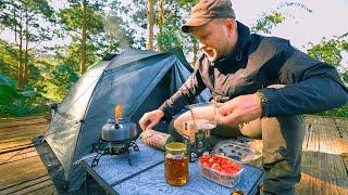 THAI Style Camping / Yunnan Village in Thailand Mountains / Food Tour on a Motorbike 2025