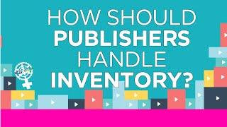 How should a publisher handle inventory? (A People's Guide to Publishing)