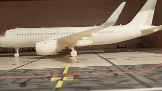 Модель пассажирского самолета A-320NEO в М.1:72