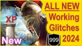 Assassins Creed Odyssey - ALL NEW Working Glitches 2024 - New XP Glitch, Money Farm - More Damage!