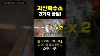 [100만 조회수 특집] 겨울철 식물관리 과산화수소 꿀팁 3가지! 핵심만 보자 #shorts #과산화수소 #꽃읽남