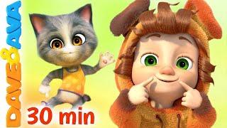 Little Miss Muffet and More Nursery Rhymes | Little Kittens | Baby Songs by Dave and Ava 