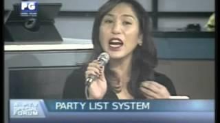 Part 2. PTV4:Special Forum - Party-list System (October 12, 2012)