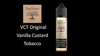 VCT Original Tobacco | By Ripe Vapes | This review was requested by a sub who quit smoking vaping it